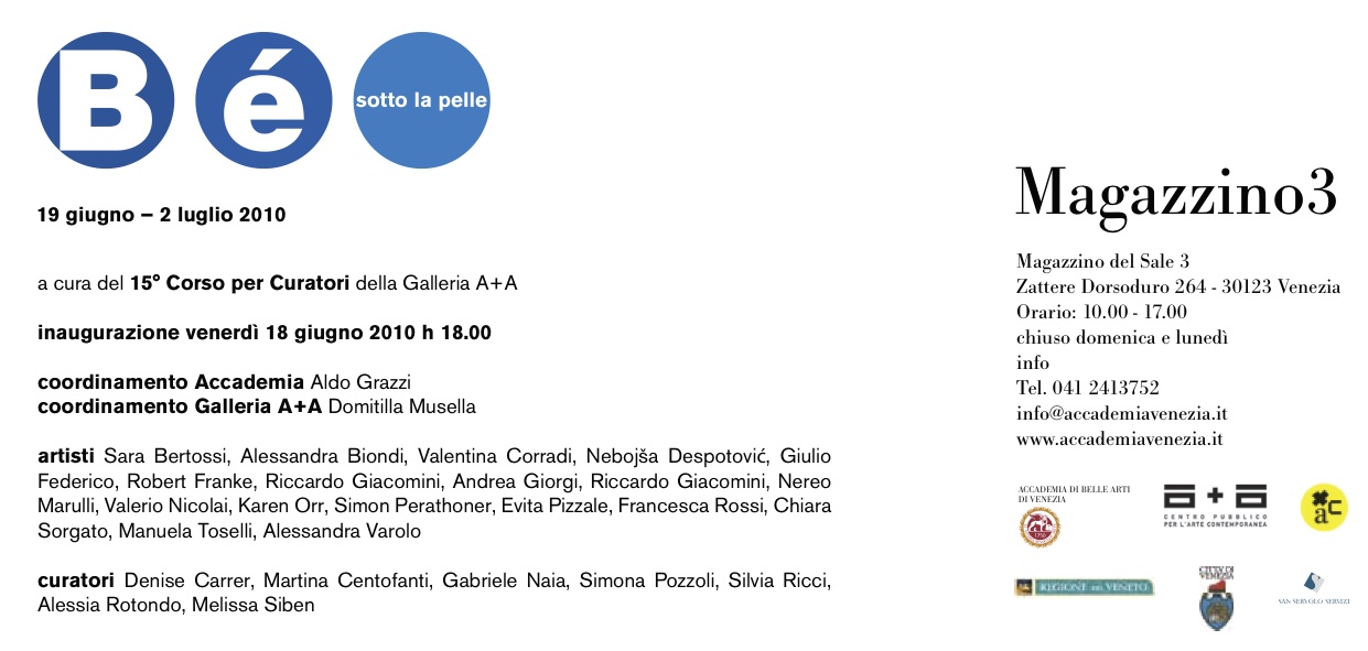 Bé sotto le pelle AplusA