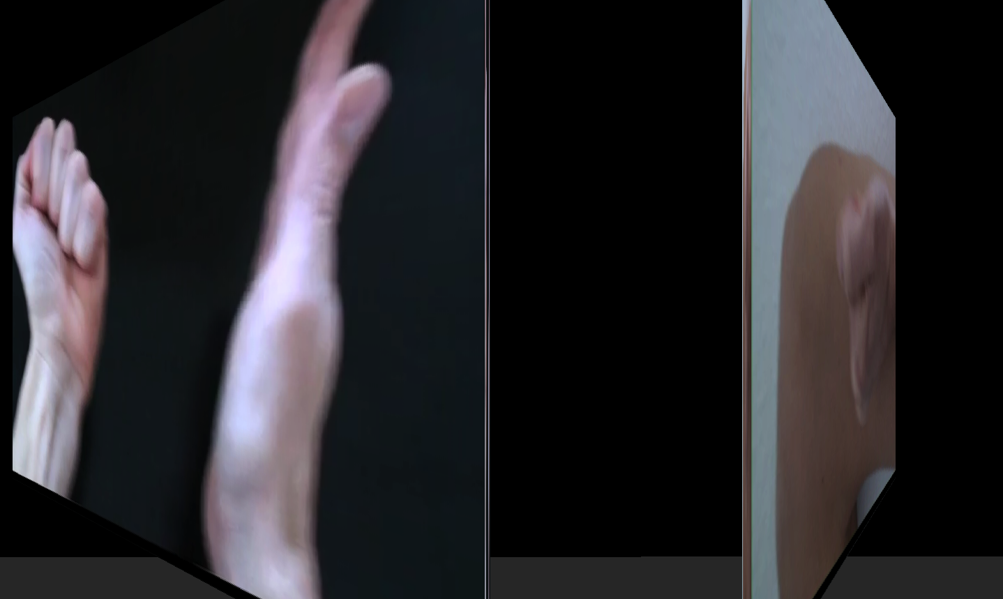 pounding suspended outside